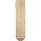 Ekena Millwork Merced Arts and Crafts Rough Sawn Bracket w/ Offset Brace, Douglas Fir, 6"W x 14"D x 26"H BKT0604X14X26MRC03RDF - alternate 4